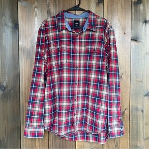 Vans 100% Cotton Flannel Size: Large